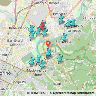 Mappa Strada Consortile del Meisino, 10132 Torino TO, Italia (1.80059)