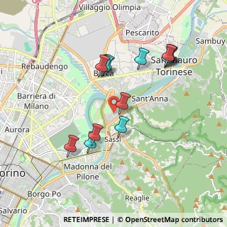 Mappa Strada Consortile del Meisino, 10132 Torino TO, Italia (1.82538)