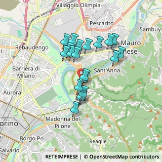 Mappa Strada Consortile del Meisino, 10132 Torino TO, Italia (1.444)