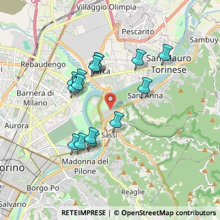 Mappa Strada Consortile del Meisino, 10132 Torino TO, Italia (1.714)