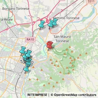 Mappa Strada Consortile del Meisino, 10132 Torino TO, Italia (4.26083)