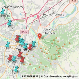 Mappa Strada Consortile del Meisino, 10132 Torino TO, Italia (6.174)