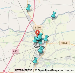 Mappa Viale Porta Adige, 45010 Rovigo RO, Italia (3.03727)
