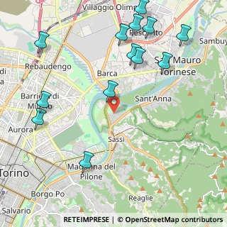 Mappa S.da del Meisino, 10132 Torino TO, Italia (2.64923)