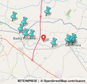Mappa Via Ca' Mignola Bassa, 45026 Lendinara RO, Italia (4.29182)