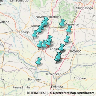 Mappa Via Ca' Mignola Bassa, 45026 Lendinara RO, Italia (11.0095)