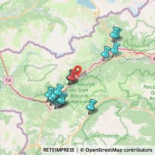 Mappa Torino - Bardonecchia, 10050 Salbertrand TO, Italia (7.62579)