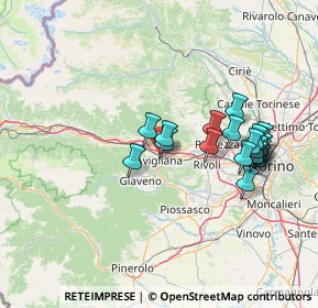 Mappa Via Gramsci, 10051 Avigliana TO, Italia (13.971)