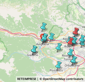 Mappa Via Gramsci, 10051 Avigliana TO, Italia (8.691)