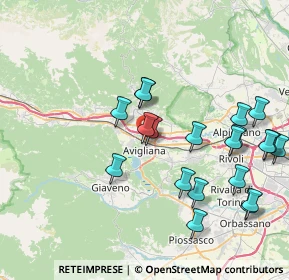 Mappa Via Giacomo Matteotti, 10051 Avigliana TO, Italia (8.572)