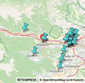 Mappa Via Giacomo Matteotti, 10051 Avigliana TO, Italia (8.767)