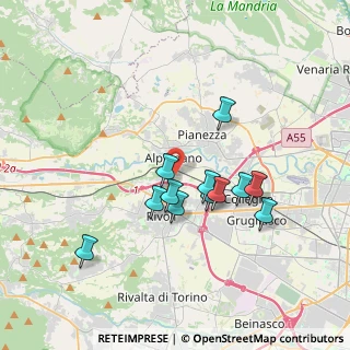 Mappa Via Pietre, 10091 Alpignano TO, Italia (3.0925)