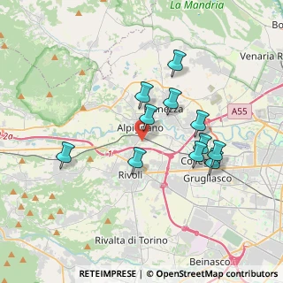 Mappa Via Pietre, 10091 Alpignano TO, Italia (3.28364)