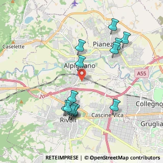 Mappa Via Pietre, 10091 Alpignano TO, Italia (2.02357)