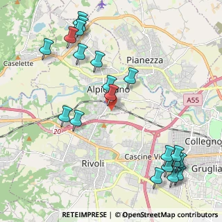 Mappa Via Pietre, 10091 Alpignano TO, Italia (2.633)