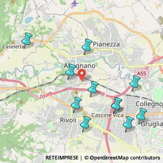 Mappa Via Pietre, 10091 Alpignano TO, Italia (2.36273)