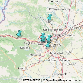 Mappa Via Pietre, 10091 Alpignano TO, Italia (37.89833)