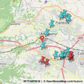 Mappa Via della Costa, 10091 Alpignano TO, Italia (2.62056)