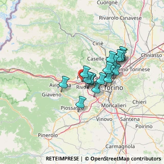 Mappa Via della Costa, 10091 Alpignano TO, Italia (10.33944)