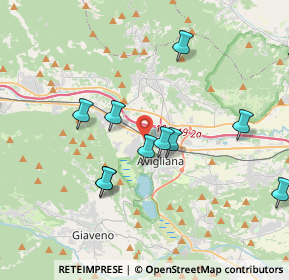 Mappa Viale Alfred Nobel, 10051 Avigliana TO, Italia (5.10857)