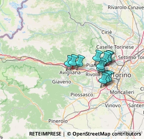 Mappa Via F. e G. Falcone, 10051 Avigliana TO, Italia (10.725)