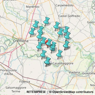 Mappa Via degli Artigiani, 26042 Cingia De' Botti CR, Italia (10.6645)