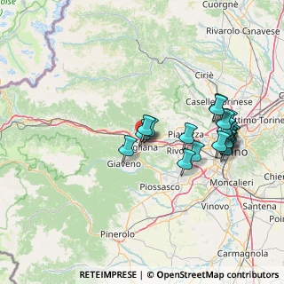 Mappa Via Collodi, 10051 Avigliana TO, Italia (14.918)