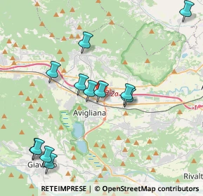 Mappa Via Collodi, 10051 Avigliana TO, Italia (4.355)