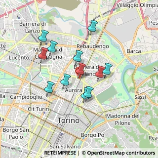 Mappa Corso Novara, 10155 Torino TO, Italia (1.53583)