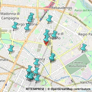 Mappa Corso Novara, 10155 Torino TO, Italia (1.2955)
