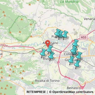 Mappa Via Rivalta, 10091 Alpignano TO, Italia (3.83417)