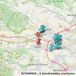 Mappa Via Rivalta, 10091 Alpignano TO, Italia (3.27923)