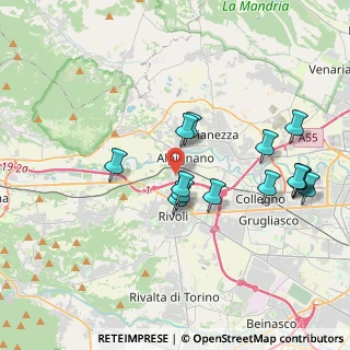 Mappa Via Rivalta, 10091 Alpignano TO, Italia (3.77929)