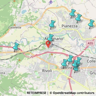 Mappa Via Rivalta, 10091 Alpignano TO, Italia (2.72364)