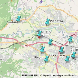 Mappa Via Rivalta, 10091 Alpignano TO, Italia (2.55182)