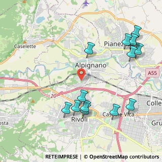 Mappa Via Rivalta, 10091 Alpignano TO, Italia (2.47643)