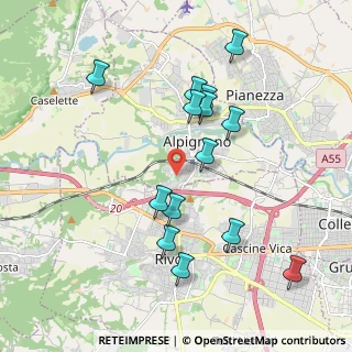 Mappa Via Rivalta, 10091 Alpignano TO, Italia (1.95429)