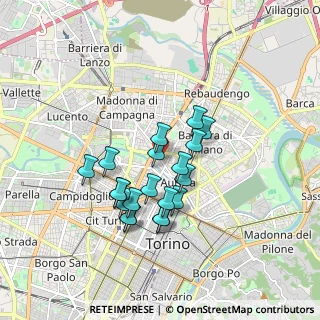 Mappa Via Antonio Cecchi, 10152 Torino TO, Italia (1.467)