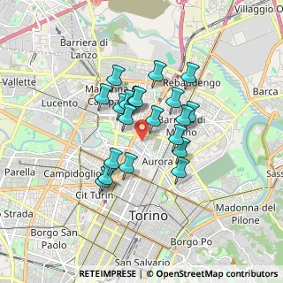 Mappa Via Antonio Cecchi, 10152 Torino TO, Italia (1.307)