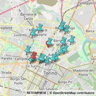 Mappa Via Antonio Cecchi, 10152 Torino TO, Italia (1.6145)