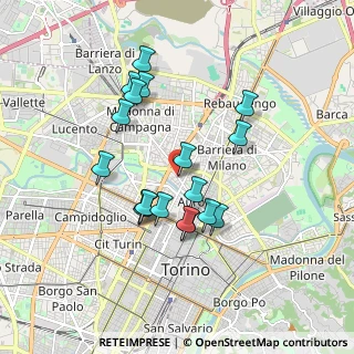 Mappa Via Antonio Cecchi, 10152 Torino TO, Italia (1.60389)