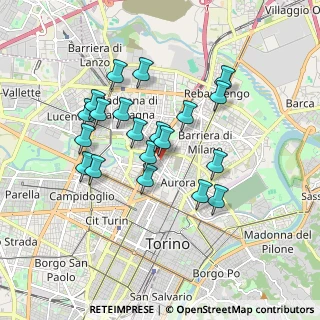 Mappa Via Antonio Cecchi, 10152 Torino TO, Italia (1.582)