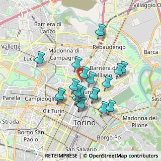 Mappa Via Antonio Cecchi, 10152 Torino TO, Italia (1.5245)