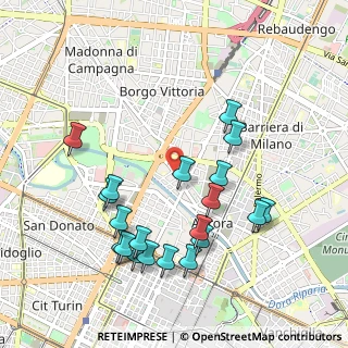 Mappa Via Antonio Cecchi, 10152 Torino TO, Italia (1.0495)