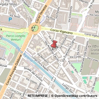Mappa Via Antonio Cecchi, 52, 10152 Torino, Torino (Piemonte)
