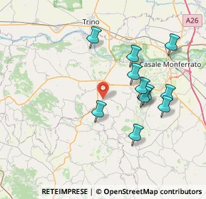 Mappa 15020 Cereseto AL, Italia (7.19364)