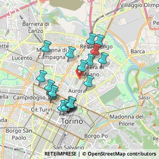 Mappa Via Pinerolo, 10152 Torino TO, Italia (1.674)