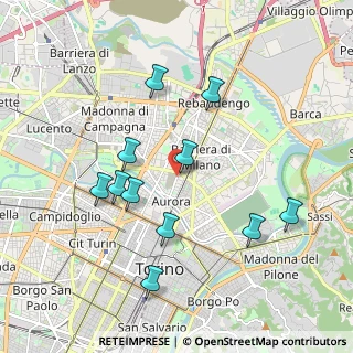Mappa Via Pinerolo, 10152 Torino TO, Italia (1.89545)