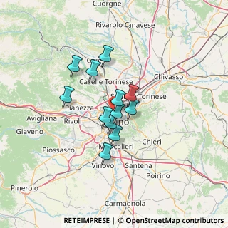 Mappa Via Giaveno, 10152 Torino TO, Italia (9.23167)