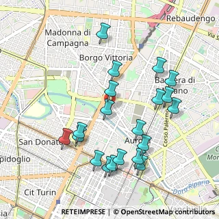 Mappa Via Giaveno, 10152 Torino TO, Italia (1.0335)
